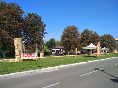 Перший міжнародний скульптурний фестиваль «KORSAK CARVING FEST» стартував у Луцьку
